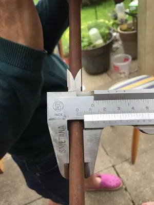 Kundenfoto zu Gartenstecker Mosaik groß 2,3 Meter hoch
