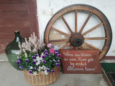 Kundenfoto zu Schriftrolle Blanko Herzerl |Blechschild