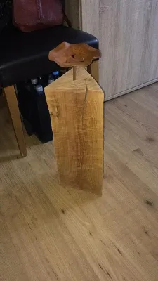 Kundenfoto zu Kerzenteller XXL Ø 15 cm in Edelrost - B Ware