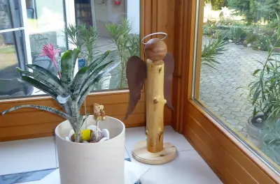 Kundenfoto zu XL- Engelsflügel - schmal - Höhe 50 cm